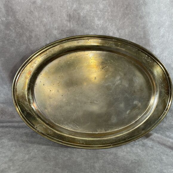 VINTAGE CONTINENTAL SILVER CO. Tea Set W/ TRAY cream Sugar 751 Ultraplate - Picture 3 of 12